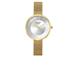 Reloj de mujer moderno de aleación metálica, minimalista, fino y ligero.