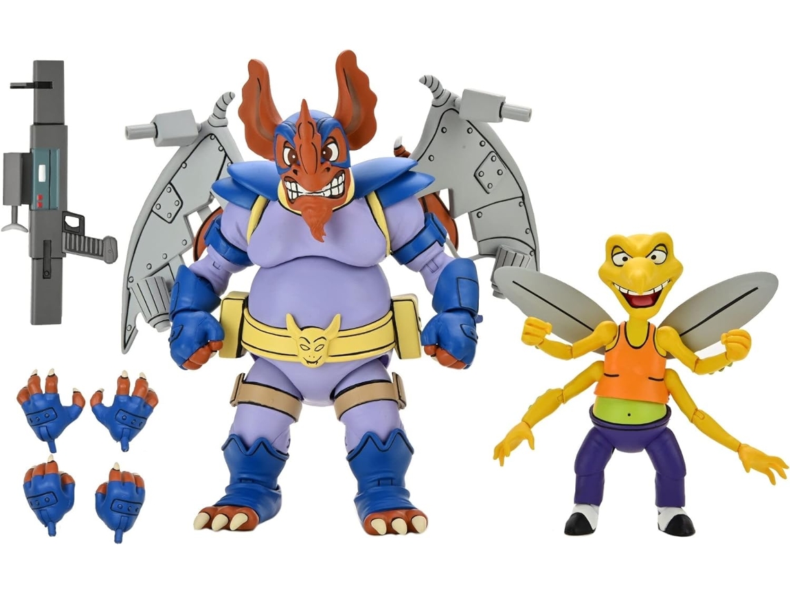 Pack Figuras Wingnut Y Screwloose Tmnt 18 Cm