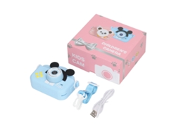 Cámara Digital Para Niños Azul Mini Cute Cartoon Hd Grabadora De Video Con Cordón