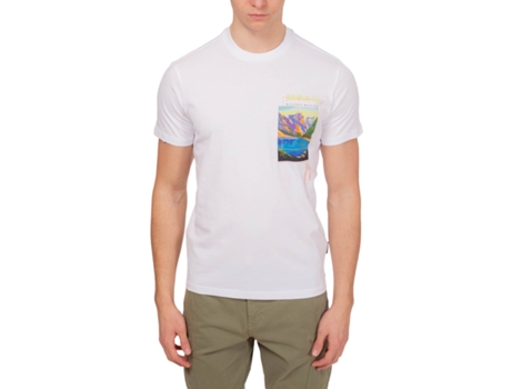 Camiseta de Hombre NAPAPIJRI Blanco (M)