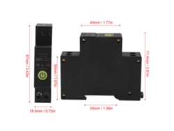 2026horizon-interruptor Inteligente Wifi Din Rail 1p 63a 230v Con Temporizador Y Protecciones Tuya