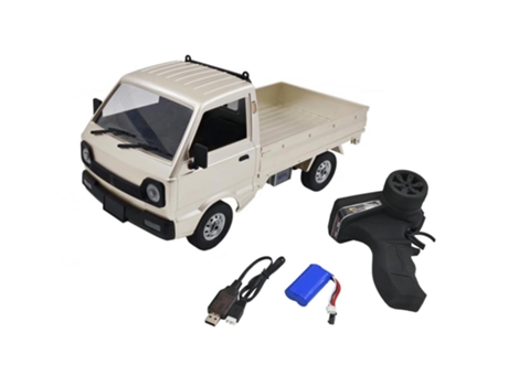 Wpl-Rc 4Wd Escalada, Luz Led En El Camino, Juguete Eléctrico Del Camión de La Afición Beige