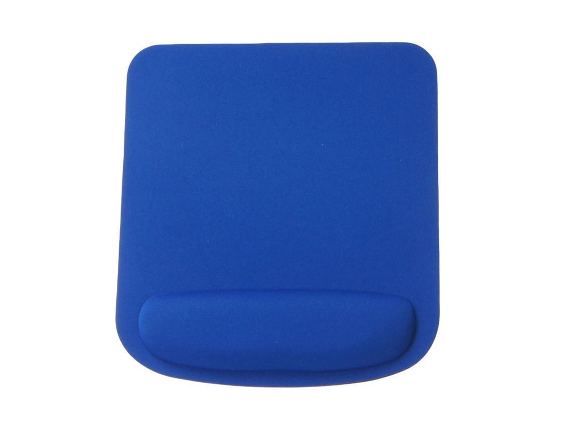 Alfombrilla De Ratón Con Reposamuñecas Antiderrame, Color Liso, Cuadrada, Suave, Para Oficina Y Juegos, Azul Oscuro, 21 Cm X 23 Cm