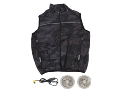 Chaleco 3xl Con Ventilador De Refrigeración, 3 Velocidades, Protección Uv, Usb, Para Actividades En Interiores Y Exteriores.