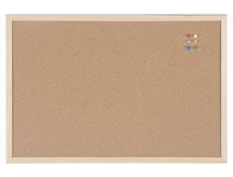Pizarra de Corcho BI-OFFICE Basic (60x40 cm - Magnético: No)