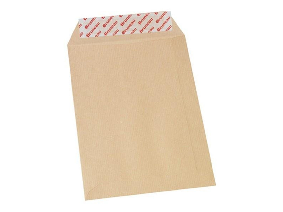 30 sobres de papel kraft 90 g - 16,2 x 22,9 cm BRUNEAU