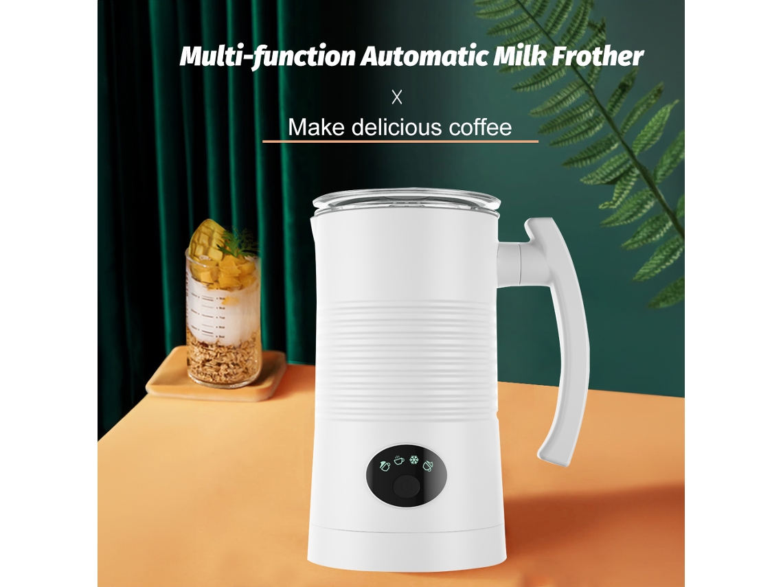 Espumador De Leche Eléctrico 4 En 1, 400 W, 350 Ml, Acero Inoxidable, Antiadherente, Para Café.