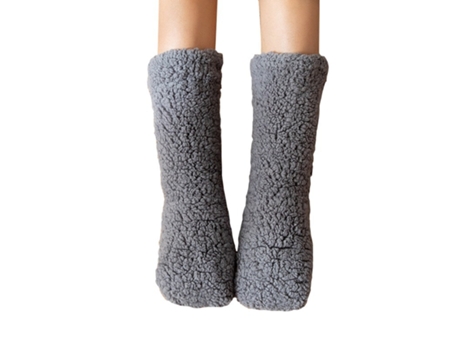 Outono inverno grosso fuzzy quente meias de chão para casa cama chão presente de natal