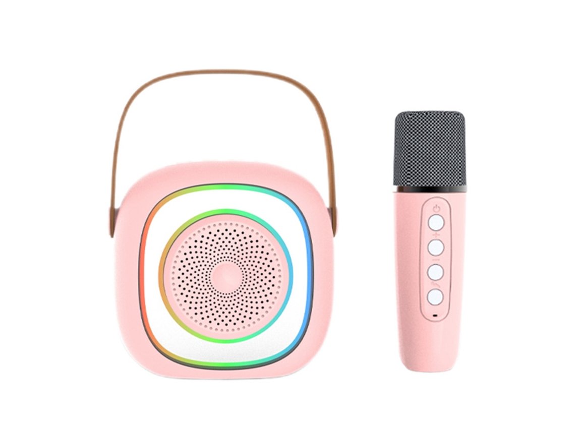 Mini Máquina De Karaoke Para Niños Y Adultos, Altavoz Portátil Con Bluetooth Y Micrófono Inalámbrico Para Fiestas Familiares En Casa, Regalo De Cumpl