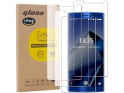 Conjunto de Protectores de Pantalla Filme Alta Transparência Super Sem Bolhas para Doogee Bl12000 HONGWE. (4un)