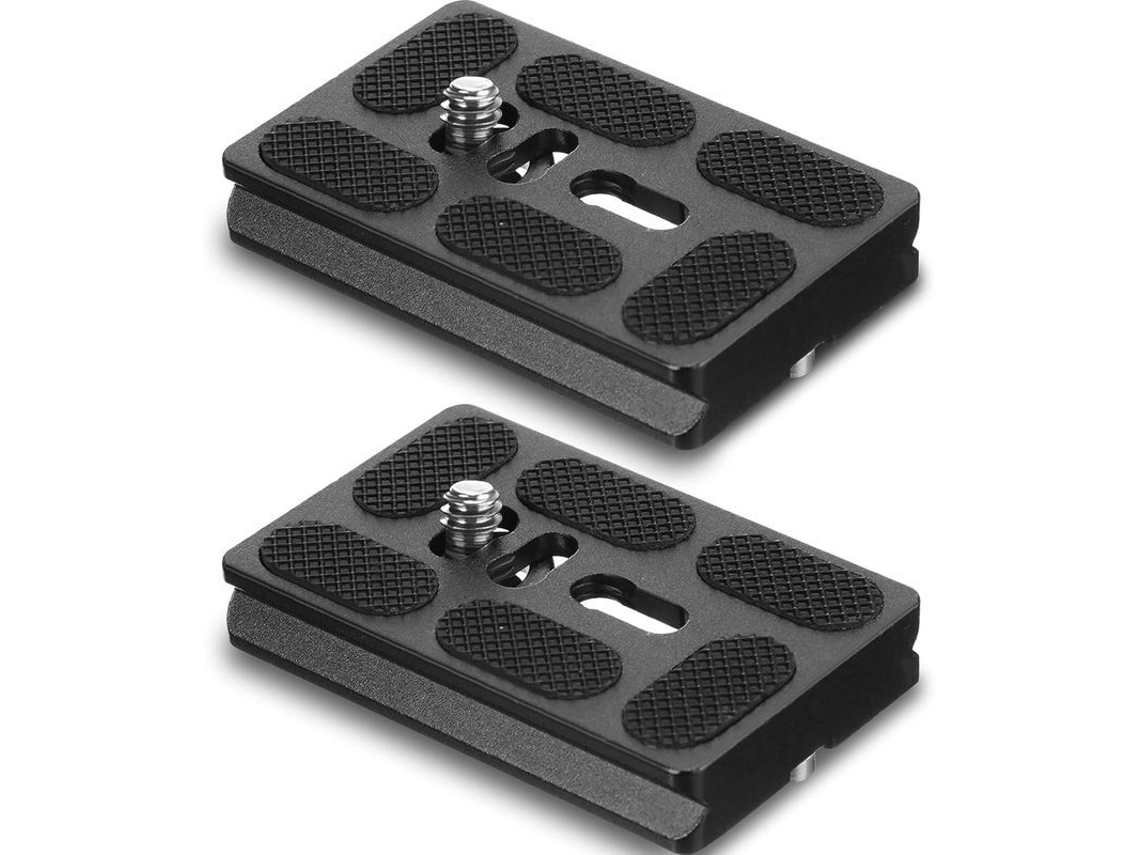 Placa De Liberación Rápida Universal De Metal, 2 Piezas, Pu60 Con Tornillo De 1/4" Para Trípode, Compatible Con Rrs Arca-swiss 2025.
