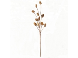 2 Ramas Artificiales De Piñas Con 11 Cabezas Para Arreglos Florales Y Decoración Navideña.