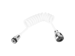 Extensión de grifo versátil, diseño desmontable para cocina y baño, tubería de agua de alta elasticidad para mayor durabilidad y protección contra fugas de agua.