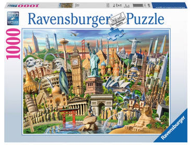 Puzzle RAVENSBURGUER World Landmarks (1000 Piezas)