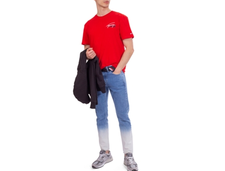 Camiseta de Hombre TOMMY JEANS Rojo (M)