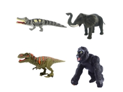 Dan26-modelo De Dinosaurio Eléctrico Juguete Plástico Simulación Realista Con Luces Y Caminar Dinosaurio Vivid
