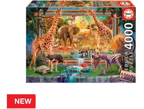 Puzzle EDUCA 4000 Volviendo de la Sabana (Edad Mínima: 12 Años - 4000 Piezas)