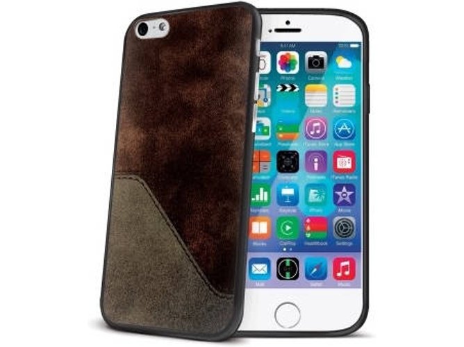 Funda iPhone 6 CELLY MIXCOVIPH6BR Marrón