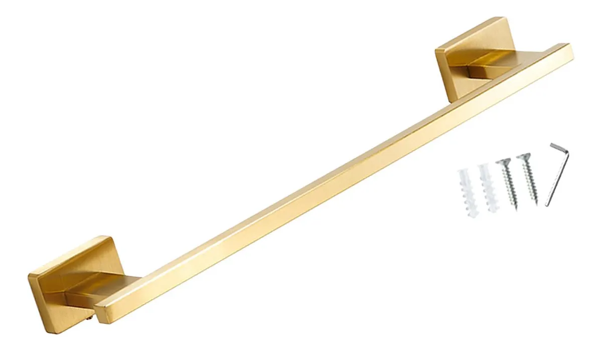 Estante organizador de accesorios de baño, toallero Goldvayotoy