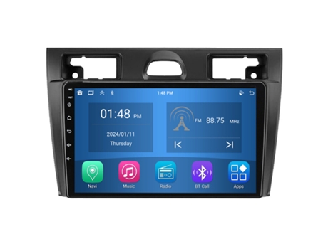 Autoradio 4GB RAM64GB ROM ROVERONE para Ford Fiesta Mk VI 5 Mk5 2002 - 2008 CarPlay Android Coche Radio Bluetooth Navegación