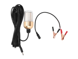 Luz LED subacuática verde de 30 W y 12 V para pesca.