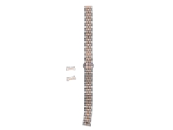 Pulsera De Reloj Ajustable De Acero Inoxidable Con Cierre De Mariposa Para Hombres Y Mujeres, 0,55 Pulgadas.