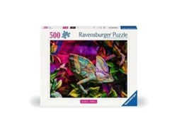 Rompecabezas Ravensburger de animales coloridos, camaleón, 500 piezas, 12001333, P25