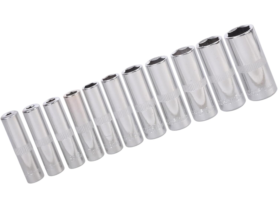 Juego de 11 adaptadores de vasos con llave de carraca