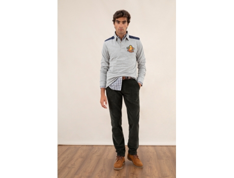 Polo de Hombre THROTTLEMAN Nan Gris (M)