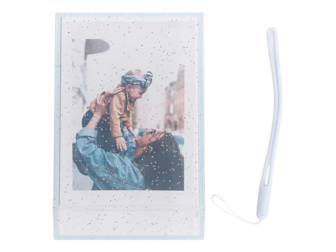 Caja de almacenamiento de fotos, mini estuche para fotos, organizador de fotos y tarjetas de 7,6 cm (3 pulgadas)