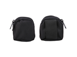 Bolsa De Cintura Deportiva Impermeable Ultraligera Nylon Moda Almacenamiento Portátil Exterior (negro)