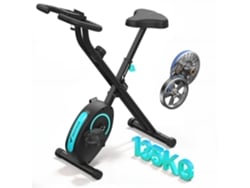 Bicicleta Estática Magnética Plegable MERACH, X-bike, 16 Niveles, Pantalla LCD, Soporte Tablet, Diseño Compacto, Altura Ajustable