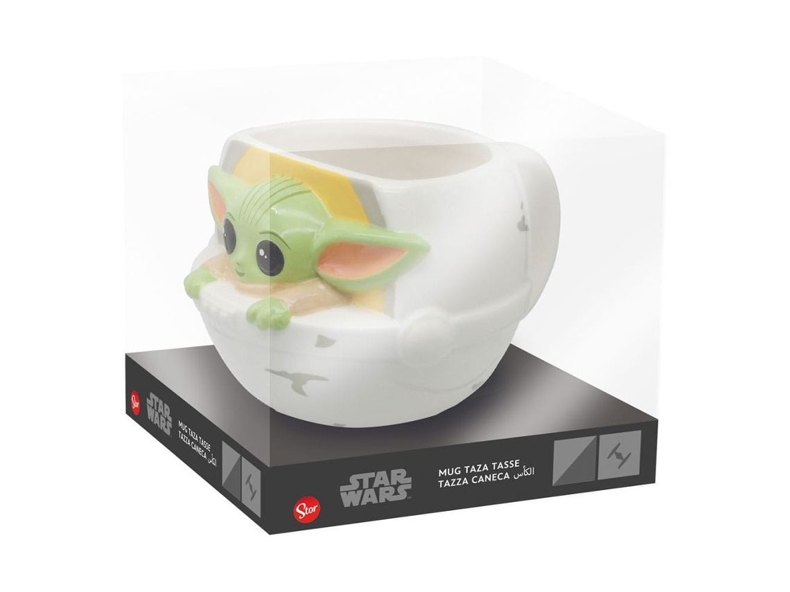 Taza Cerámica 3D 385Ml Star Wars The Mandalorian: Grogu