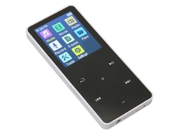 Reproductor MP3 Bluetooth Yizhood Js04 de 1,8 pulgadas, alta fidelidad, sin pérdidas, 8 GB (blanco)
