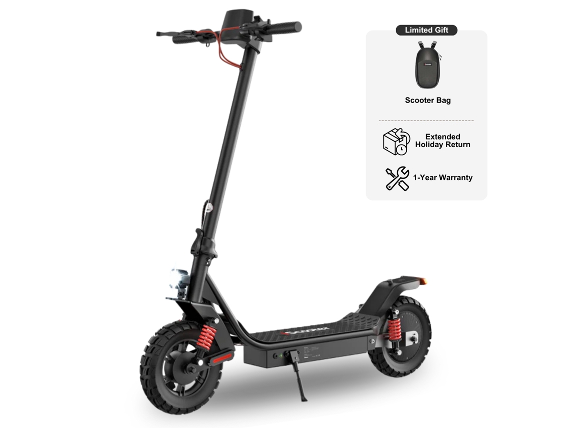 Patinete Eléctrico Iscooter I10 Pro, Motor De 800 W Y Batería De 48 V Y 15 Ah, Autonomía De Hasta 60 Km, Neumáticos De Aire De 10", Patinete Plegable