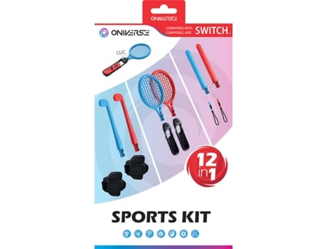 Kit accesorios INFOCAPITAL Sport Oniverse 12 en 1 (Nintendo Switch)