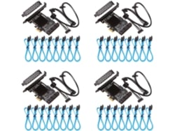 Tarjeta Pcie 4x De 8 Puertos, 3.0 6 Gbps, Controlador De Expansión Para Periféricos Compatibles.