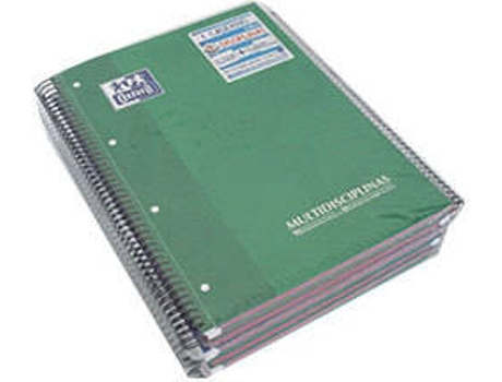 Cuaderno de Espiral OXFORD Verde (A4 - Cuadriculado - 120 Hojas)