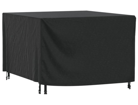 Cubierta Para Muebles De Jardín VIDAXL Negro Poliéster (135x135x90 cm)