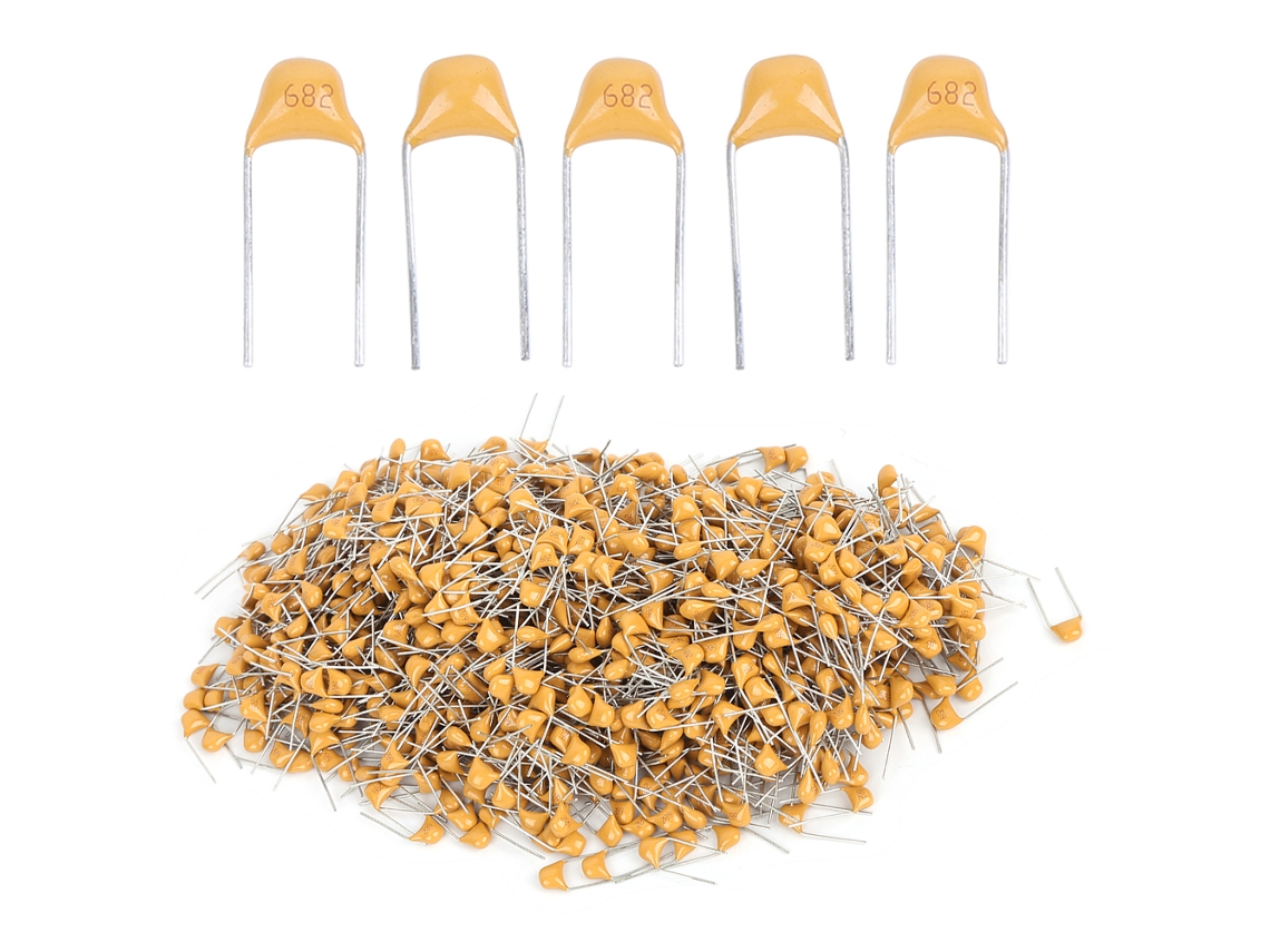 1000 Condensadores Cerámicos Monolíticos De 50 V Y 6800 Pf (10 %) - Accesorio Electrónico