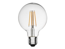 Bombilla LED de filamento transparente, 10W, G125, 1400 lúmenes, 4000K.