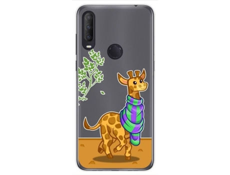 Carcasa Alcatel 1S 2020 TUMUNDOSMARTPHONE Dibujos Transparente Multicolor