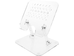 Soporte Ajustable De Acrílico Transparente Para Portátil, Soporte De Lectura Versátil.
