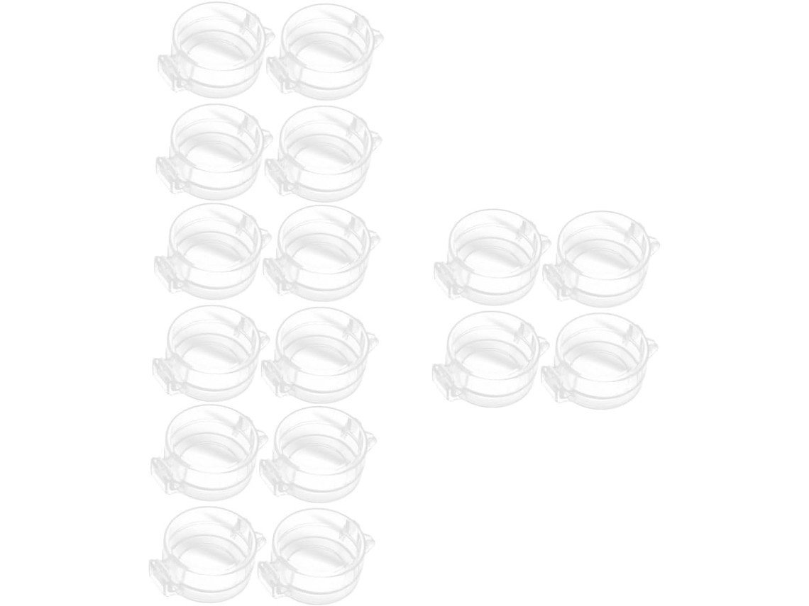16 Piezas De Cubiertas Para Interruptores, Cubiertas Antibloqueo Cerraduras Puertas, Cubiertas