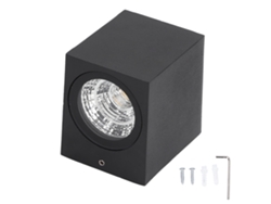 Lámpara De Pared Led Exterior 5w, Aluminio, Resistente Al Agua, 85-265v, Para Pasillo, Patio, Porche