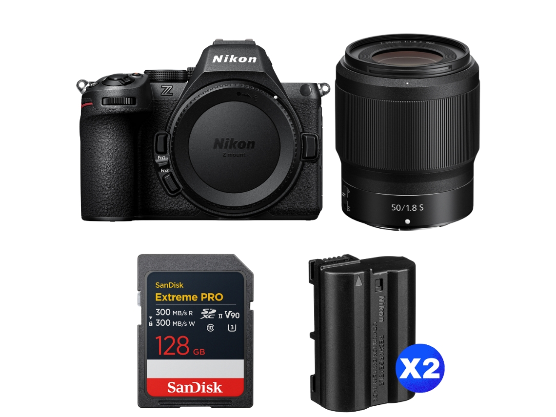 Z5 II + 50mm F/1.8 S + 1 Sandisk 128GB Extreme Pro UHS II SDXC + 2 Nikon EN EL15C + Libro electrónico “20 consejos para fotos impresionantes” NIKON