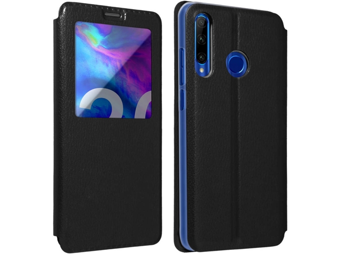 Funda Honor 20 Lite AVIZAR Window Negro