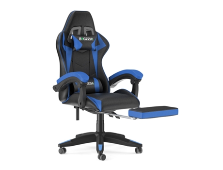 Silla Gaming BIGZZIA Estilo A1 (Hasta 136KG - Clase 2 - Negro azul)