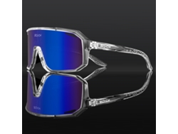 Gafas de sol de ciclismo unisex con lentes de polímero semitransparentes resistentes a impactos y protección UV400. Mdug (modelo A4)
