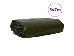 Lona 650g / M² Verde Oliva 5 X 7 M Lona Con Recubrimiento De Pvc